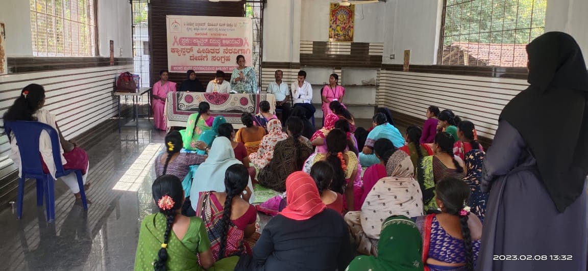 Sparsha awareness activity at Ayanuru Kote