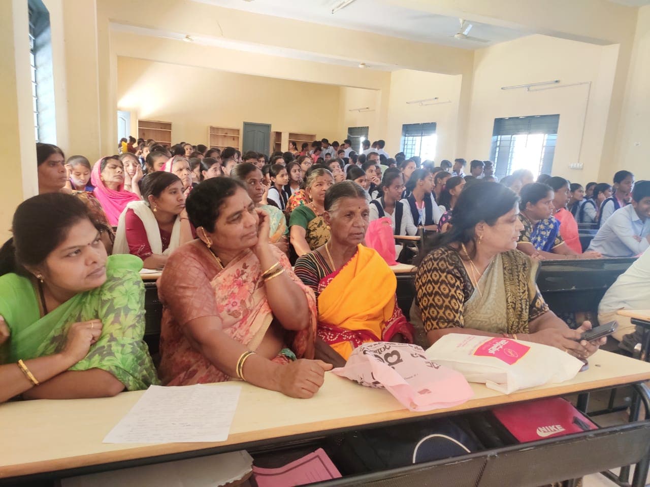 Sparsha awareness activity at Nyamathi